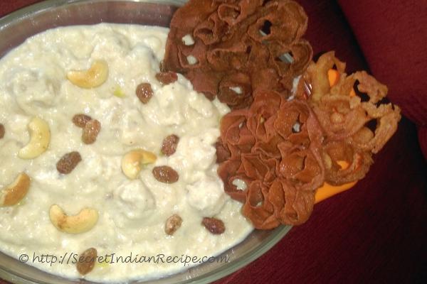 photo of brown rice anguree rasmalai