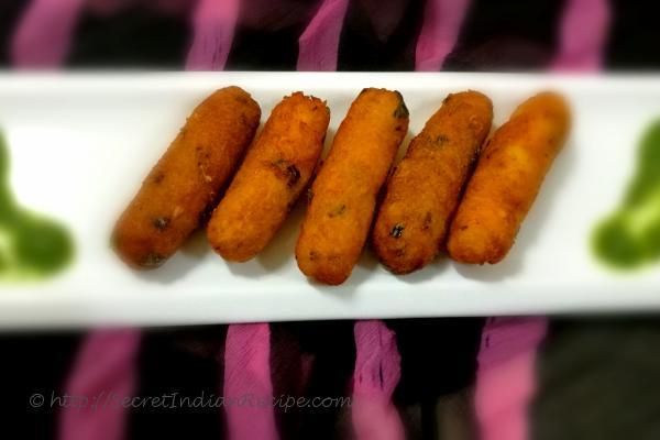 photo of golden potato banana fingers