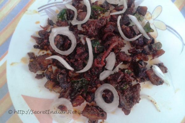 Koondal / kanava varuthathu (Squid fry)