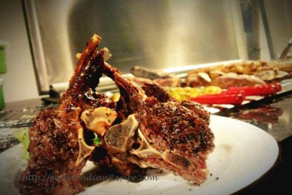 Picture of : Tandoori Mutton  (Barbecued Indian Lamb Chops)