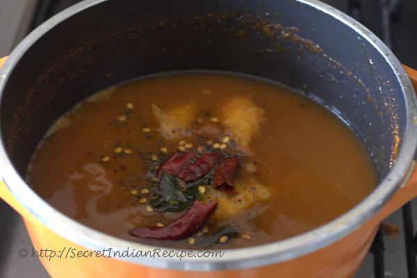 photo of pazhamanga curry simmering