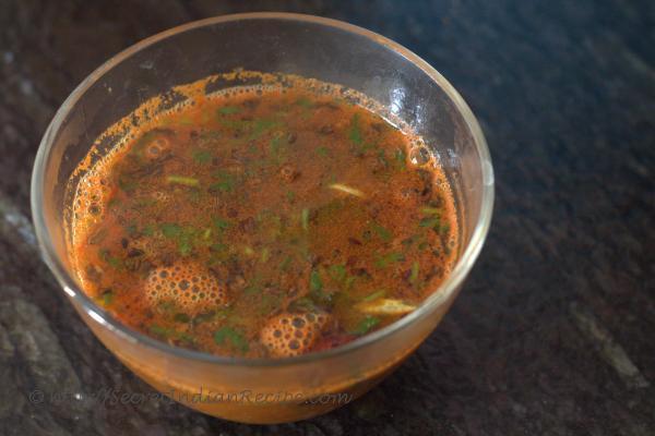 photo of watermelon rasam