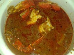 Crab curry