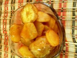 photo of ratalyache kaap ( sweet potato chips with jaggery)