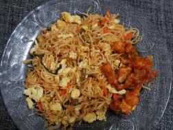 photo of egg hakka noodles recipe