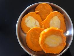 photo of stuffed mango kulfi