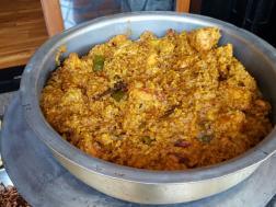 photo of my #rhomesecrets dish: “east bengali murgir khichuri”
